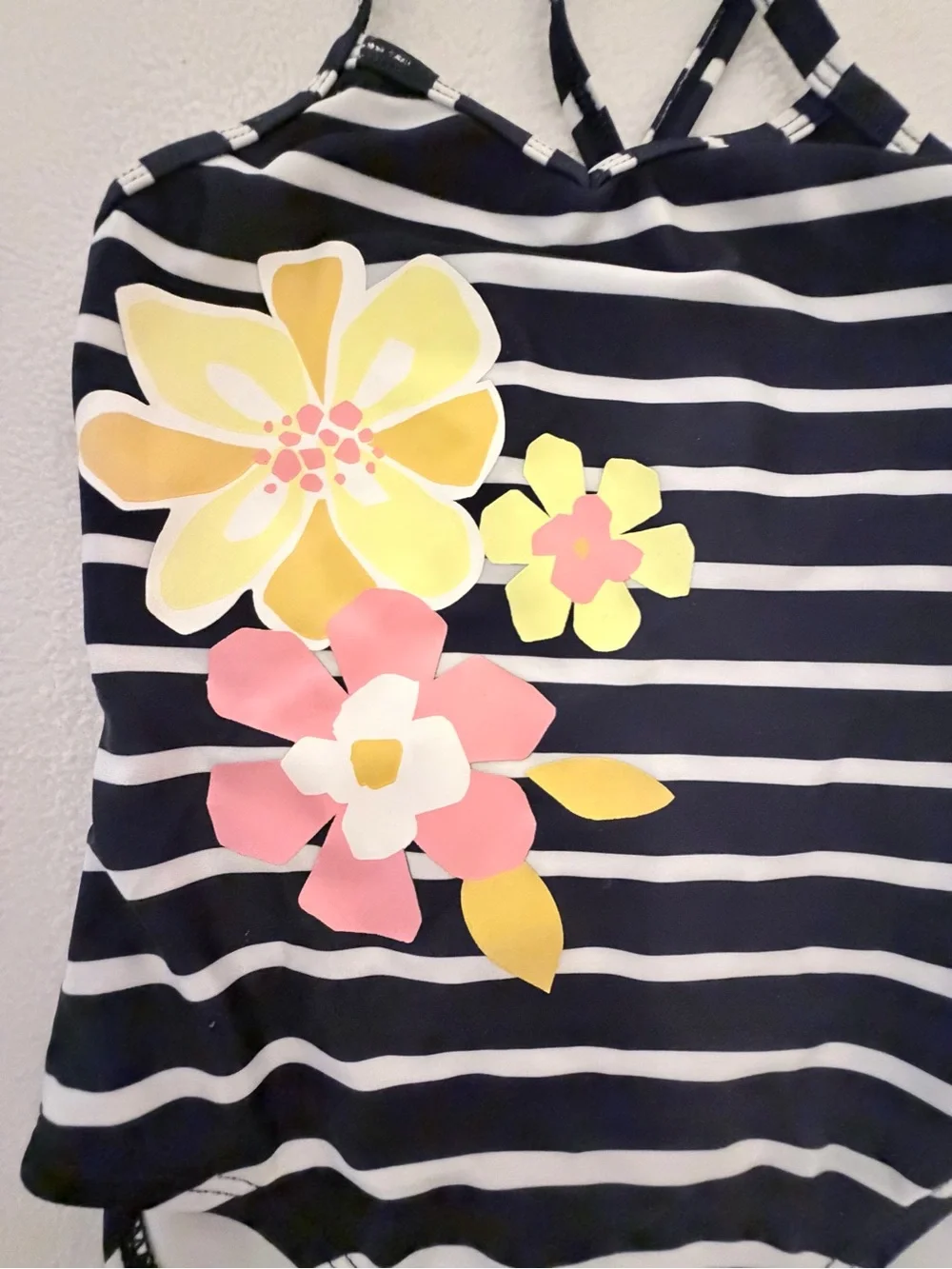 Gymboree Mellow Yellow Rain or Shine Flower Swimsuit